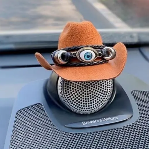 

Для Geely Zeekr 7X 007 S60/90/XC60 AITO центральный динамик ковбойская шляпа украшения автомобильная приборная панель динамик креативное украшение интерьера