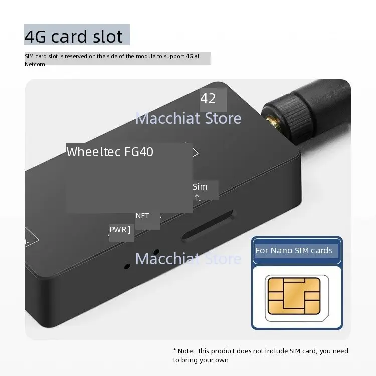 

4G remote control and image transmission module USB/UART communication multi-system outdoor CNC metal shell full Netcom
