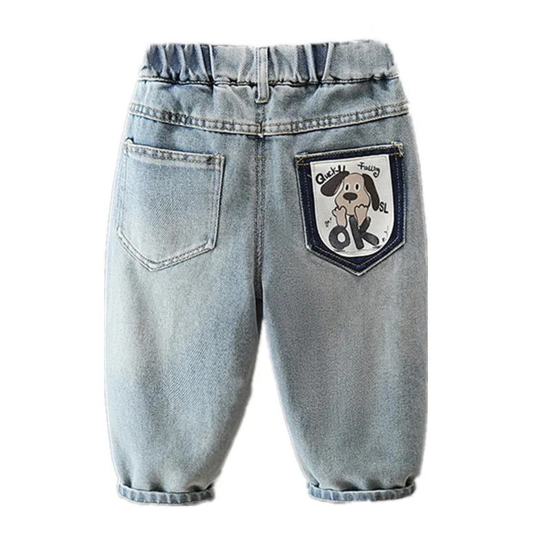 

Повседневные джинсы для маленьких мальчиков, детские джинсовые джинсы, детские джинсы, брюки для малышей, весенне-осенние прямые штаны для малышей 1-6 лет