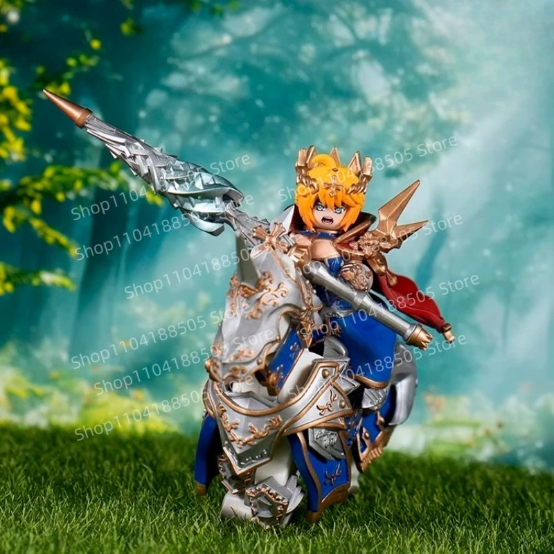 MOC Productie van derden van bouwstenen, beeldjes, gevechtsridders, gunners, splitsen en monteren van speelgoed en geschenken