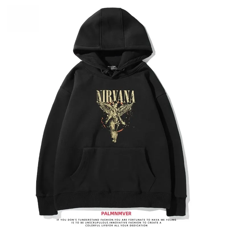 سترة بقلنسوة كلاسيكية من American Ro Band للرجال لخريف وشتاء كاجوال فضفاضة من مزيج القطن والبوليستر ملابس خروج عصرية #3