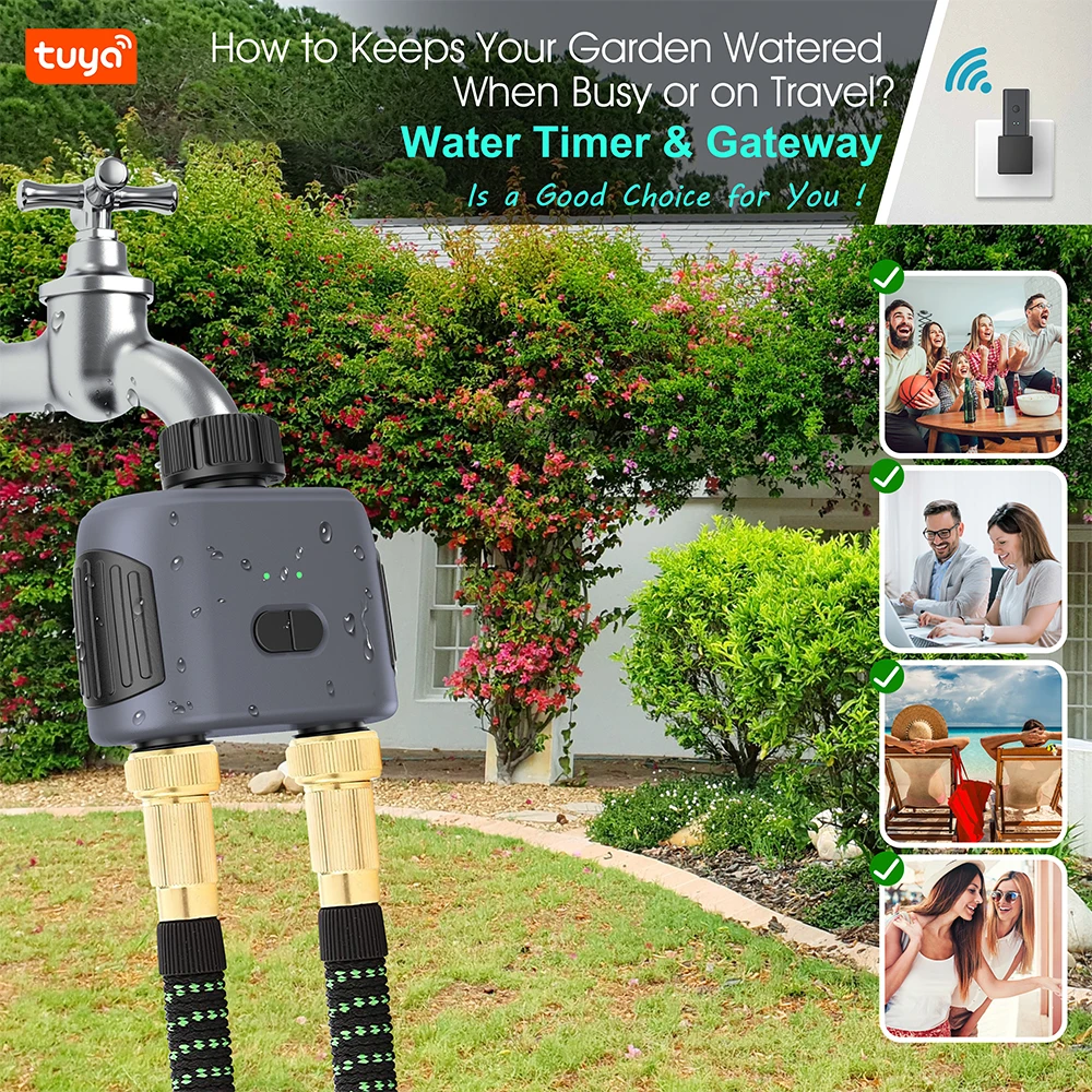 Tuya Zigbee WIFI Sulama Zamanl - Smart Garden Zigbee incelemesi ve fiyatı