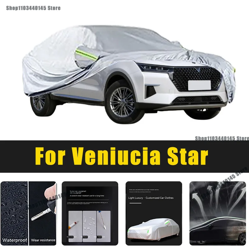 

Full Car Covers Outdoor Sun UV Protection Dust Rain Snow Oxford cover Protective For Veniucia Star Accessories car umbrella