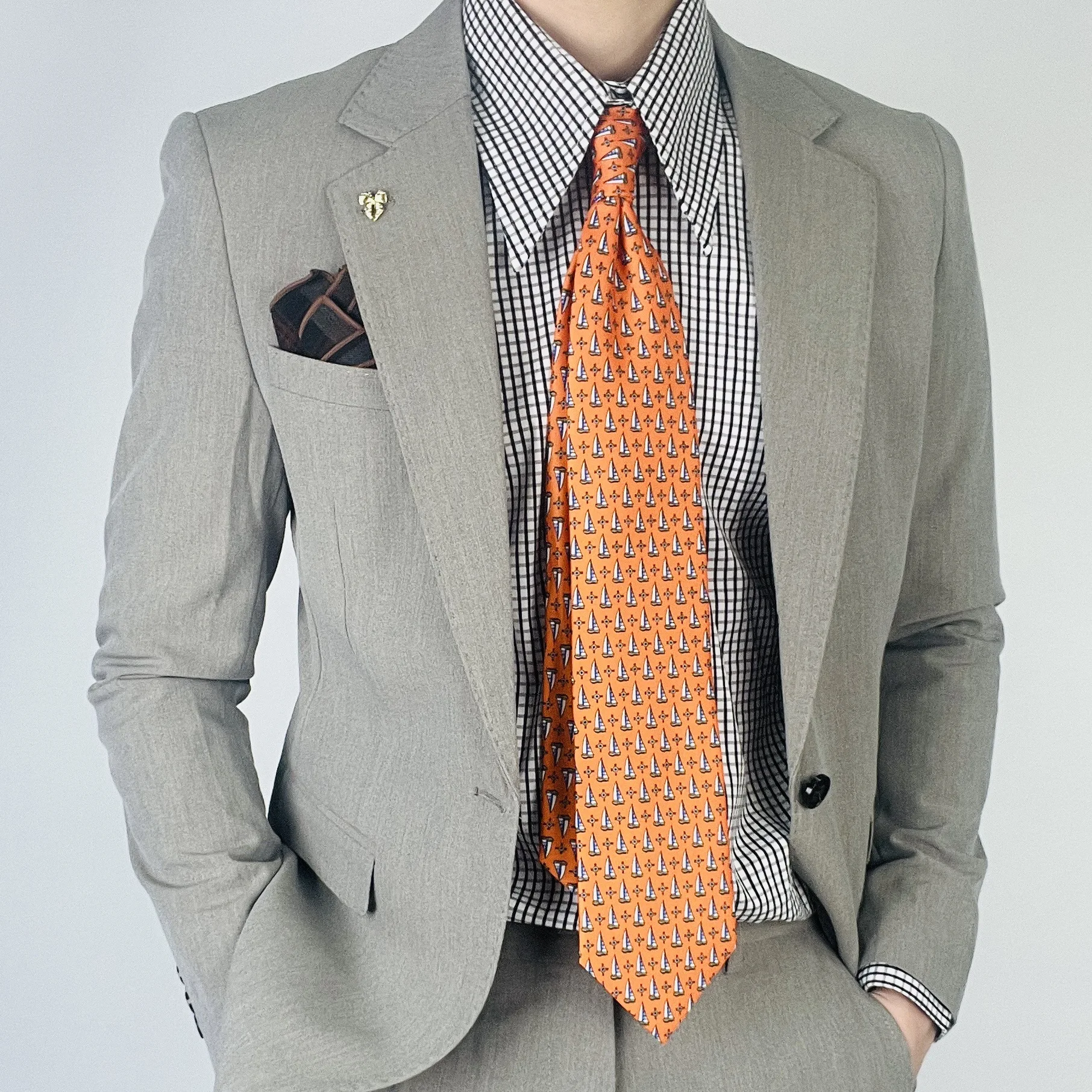 

Новая модная черно-белая клетчатая мужская рубашка с итальянским воротником, универсальная стильная модель с длинным рукавом для свадьбы и повседневной носки