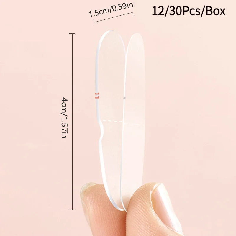 *12/30Pcs/Box Cosmetic Ear Corrector Elf Ear Stickers Ear Supporters Self Adhesive Cosmetic Ear Stickers Invisible Ear Stickers
