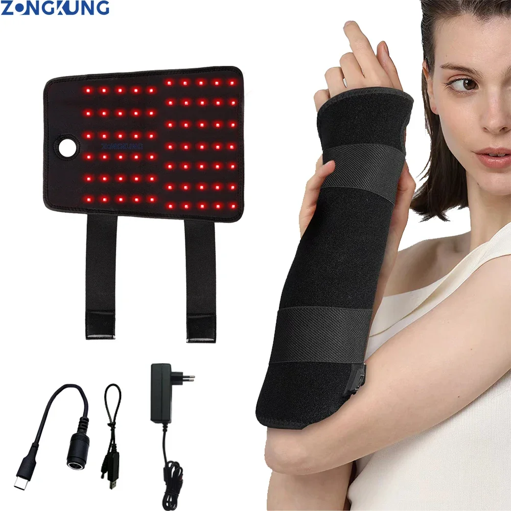 

ZOGNKUNG Red Light Pad for Wrist,Elbow Brace Joint Fatigue Relief Near Infrared Light Devices Pad 660&850nm Relief Relax Muscle