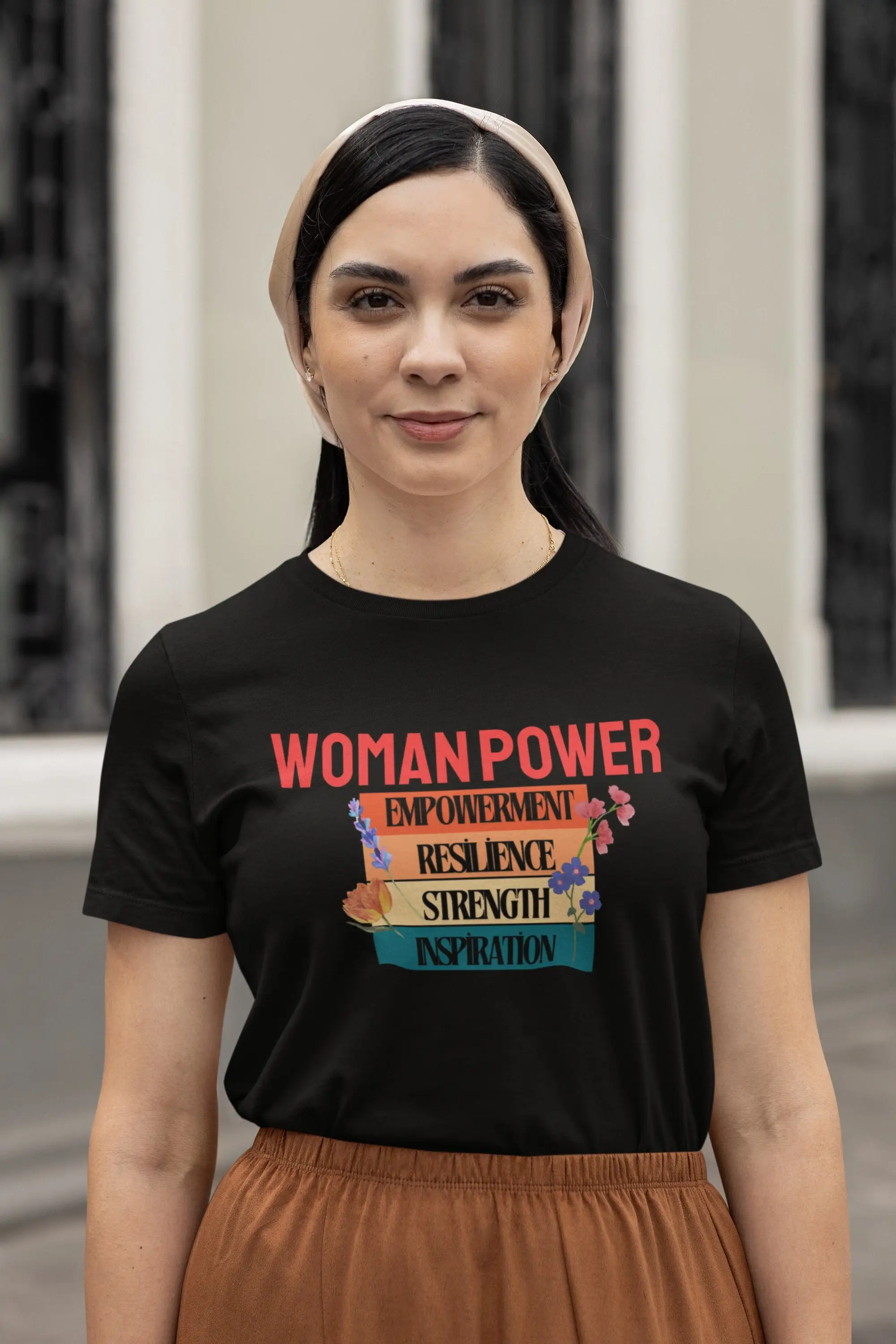 Woman Power T Shirt Empowerment Resilience Strength Inspiration Feminist For Strong Women Inspirational Women'S