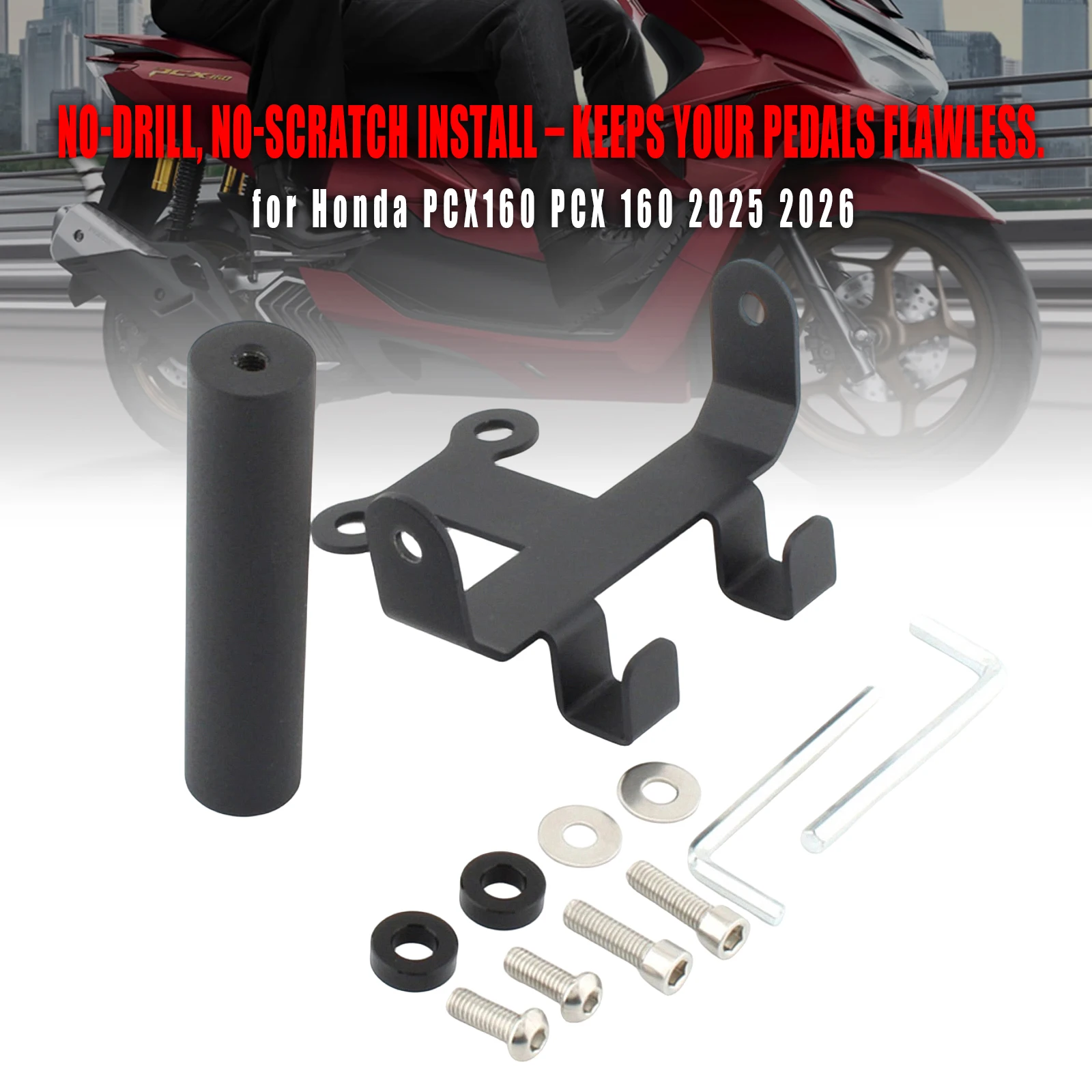 Motorcycle For Honda PCX160 PCX125 PCX 160 125 2025-N avigation Bracket GPS Mount Device Carrier  Helmet Holder Luggage Bag Hook