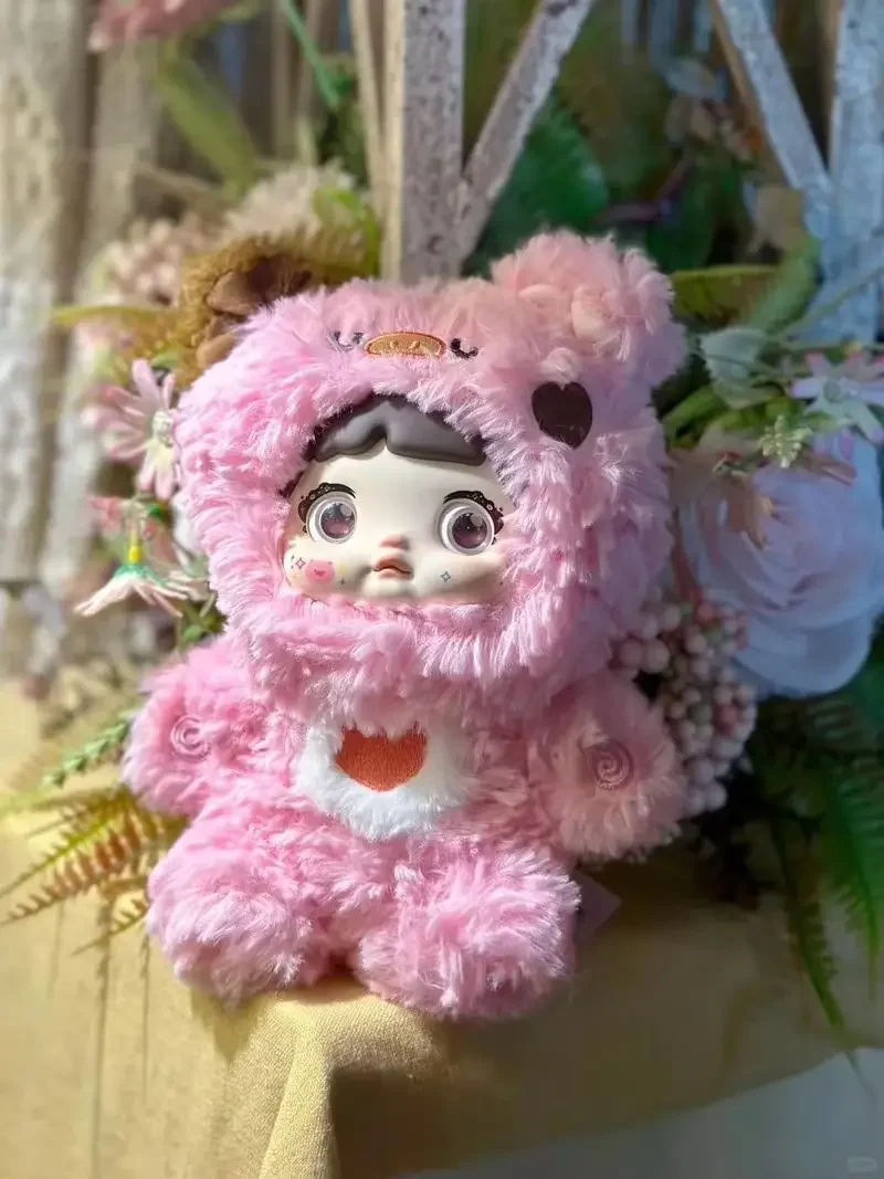 Nommi Lovelineless Never Ends Series Vinyl Face Plüsch Blind Box Schlüsselanhänger Niedliche Puppe Geldbörse Charm für Mädchen Sammlerstück Geschenkspielzeug