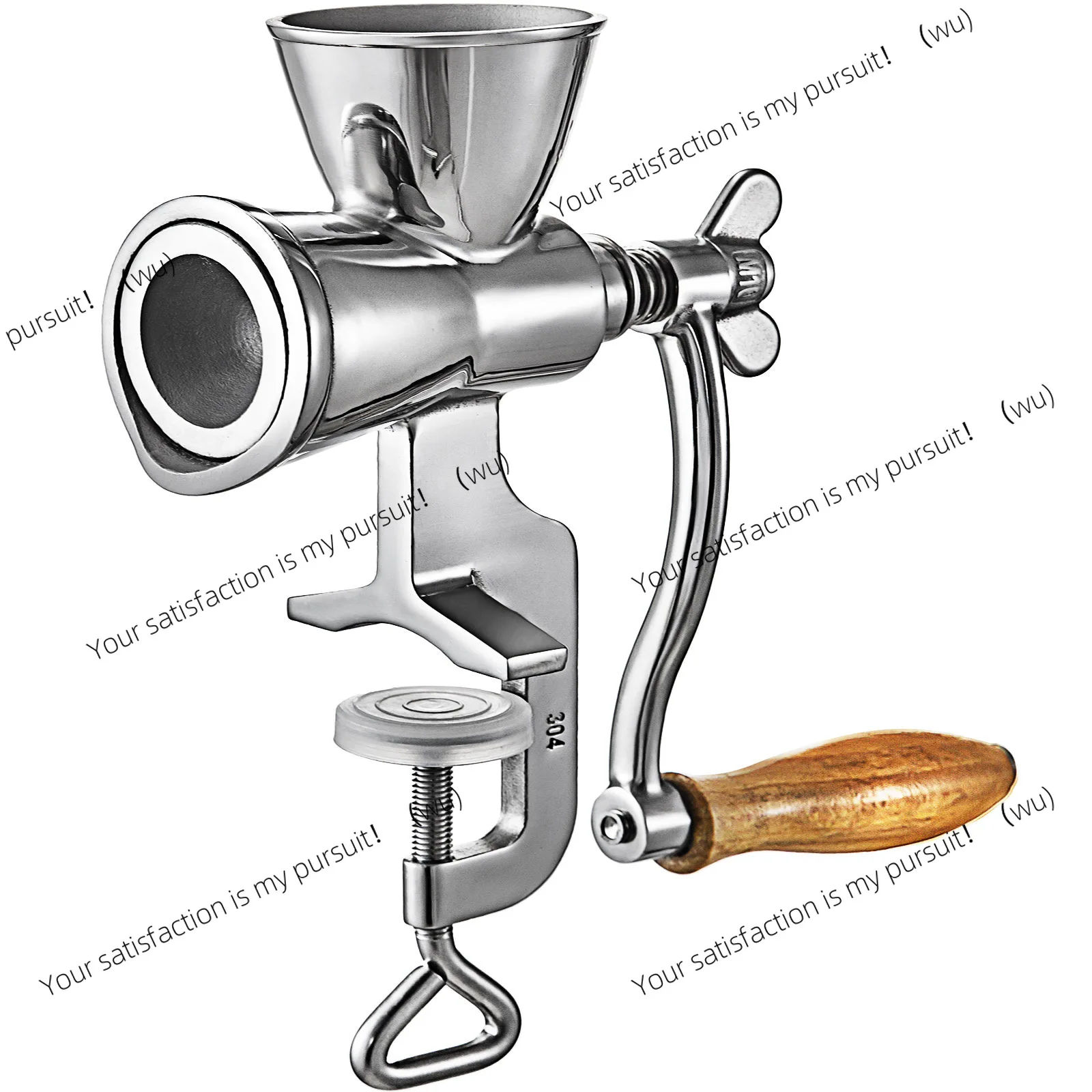 

304 stainless steel manual bean grinder hand crank coffee bean grinder household mill coffee machine bird food