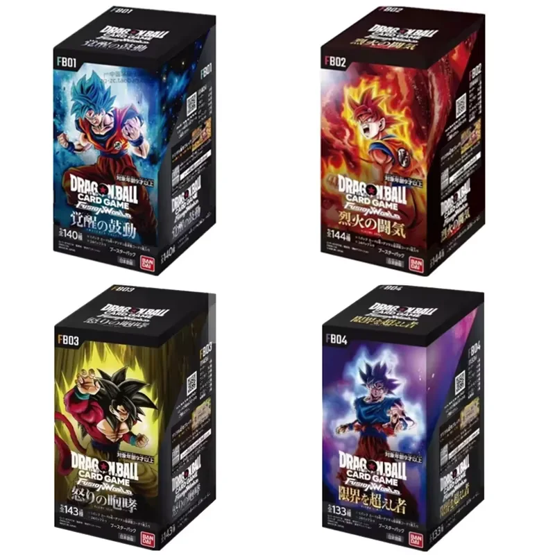 

TCG Bandai Dragon Ball Card Japanese Version FB01 FB02 FB03 FB04 Supplementary Pack Rare Anime Collectible Card Kids Toys Gift