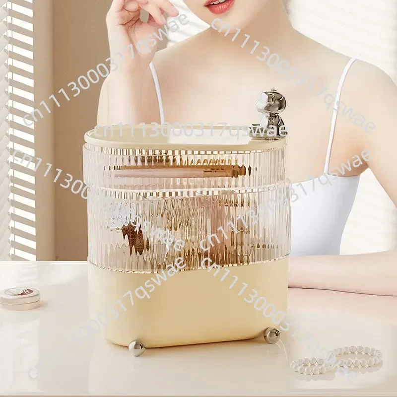Desktop Storage Box Light Luxury Home And Daily Necessities Jewelry Sundries Rotary Storage With Lid Rotary Storage Box