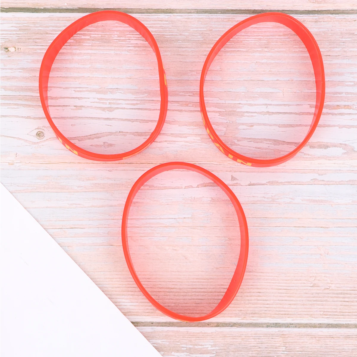 

10 pcs Printed Country Silicone Wristbands Country Flag Decorative Wristband Sporty Bracelet For Football