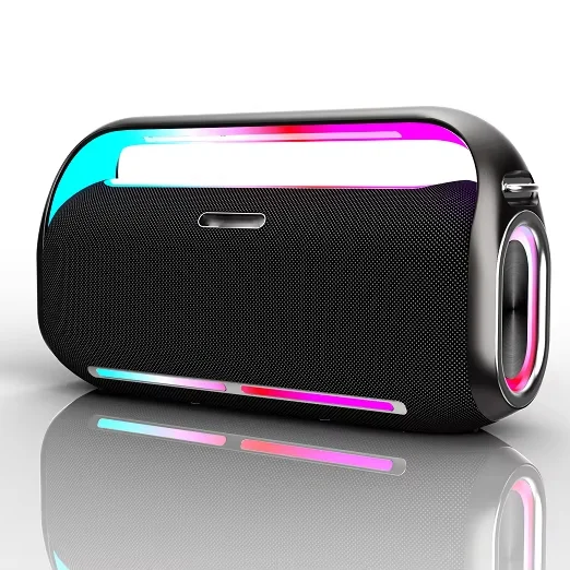 

Manufacturer OEM/ODM High End V62 Professional 4" Speaker 2.2 Stereo RGB BoomBox 200W Portable Karaoke Speakers Bass Party