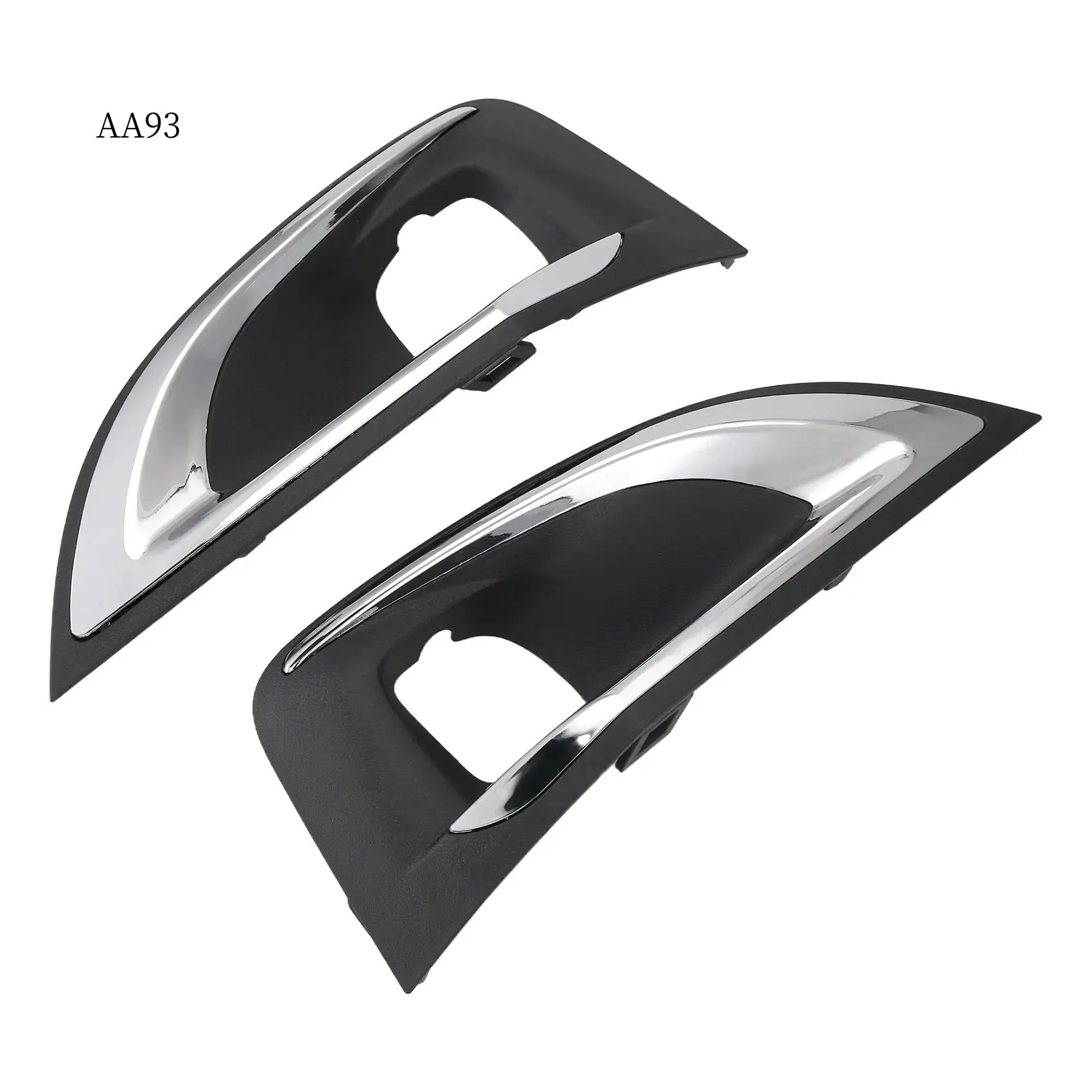 

AA-1Pair Front Bumper Fog Lamp Cover Trim YL004126XT YL004127XT 240809 For 4008 P84 Fog Light Chrome Grille Bezel