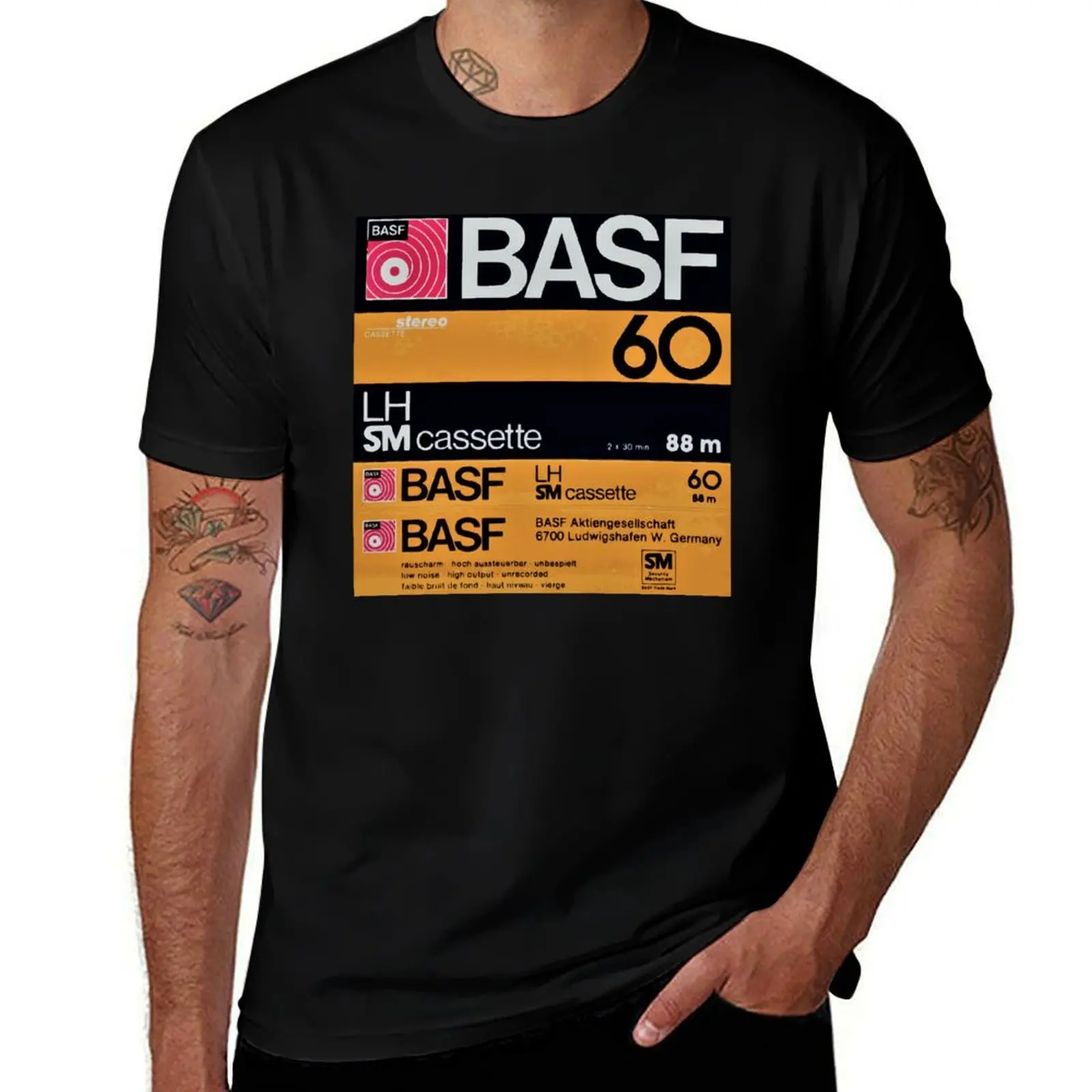 

BASF Tape Cassettes T-Shirt sports fans plus size clothes custom t shirt t shirts for men