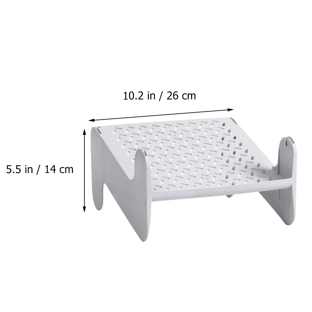 

Space Saving Shoe Rack PP Non Slip Baffle Ventilated Moisture Proof Simple Style Home Shoes Organizer Storage Shelf