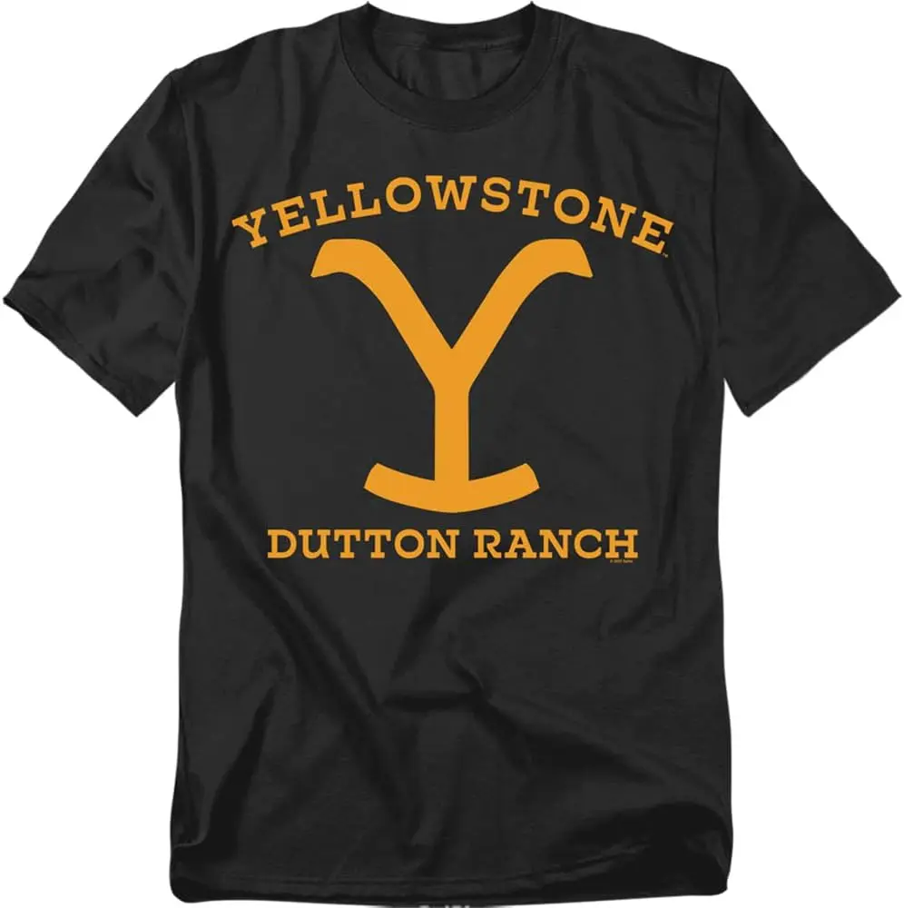Popfunk Yellowstone Dutton Ranch Large Y Logo Unisex Adult T Shirt
