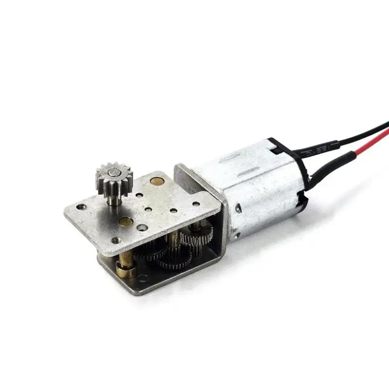 1Pcs DC 3V 3.7V 20RPM Slow Speed Metal Gearbox Engine Right Angle 14T Output Gear Shaft Mini N20 Gear Motor For 3D Printer Robot view 3