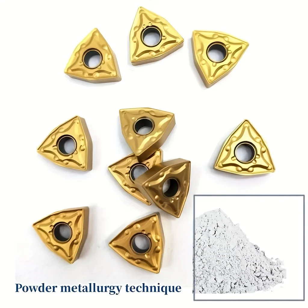 20 inserti per tornitura in metallo duro WNMG080408-MA - Utensili per tornio CNC per la lavorazione dei metalli, compatibilità universale