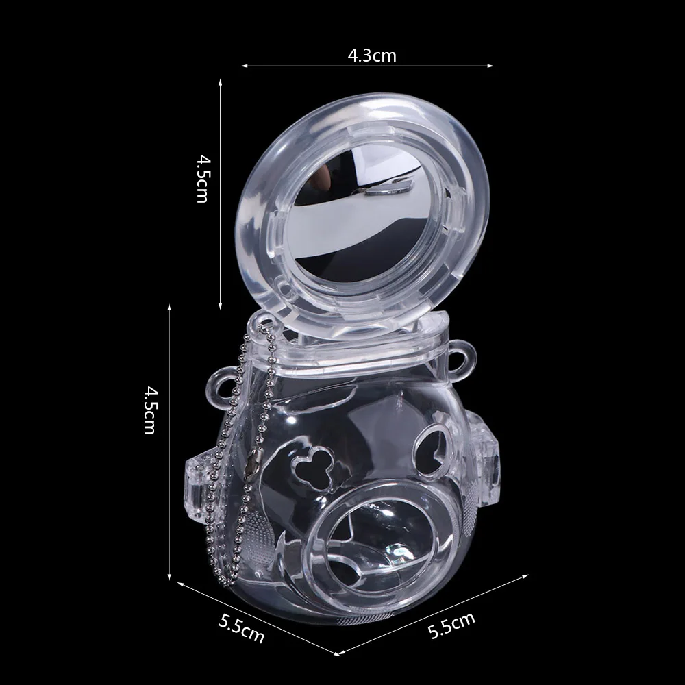 Waterproof Selfie Mirror Crystal Case Set Protection Case Multipurpose Crystal Case Camera Bag Transparent Self Mirror