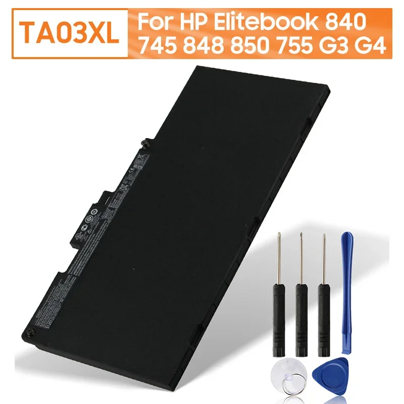 

Сменный аккумулятор TA03XL для HP Elitebook 840 745 848 850 G3 G4 ZBook 15u G3 G4 mt42 mt43 51Wh