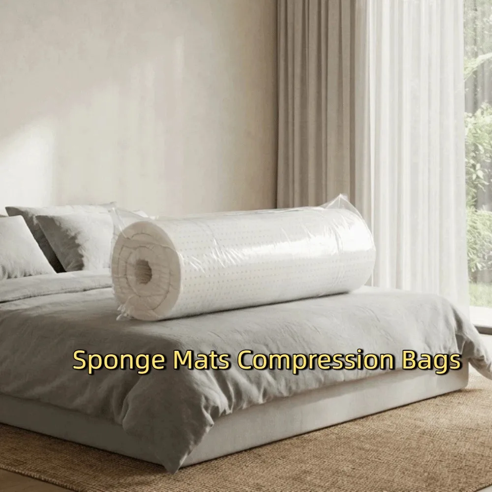 Large Capacity Latex Mattress Storage Bag Sealed Folding Sponge Mats Compression Bags Space Saving Clothes Quilt Vacuum Bags