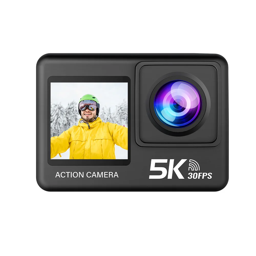 5K Action Camera HD 4K 60fps Anti-shake WiFi Touch Dual Screens 2.0\