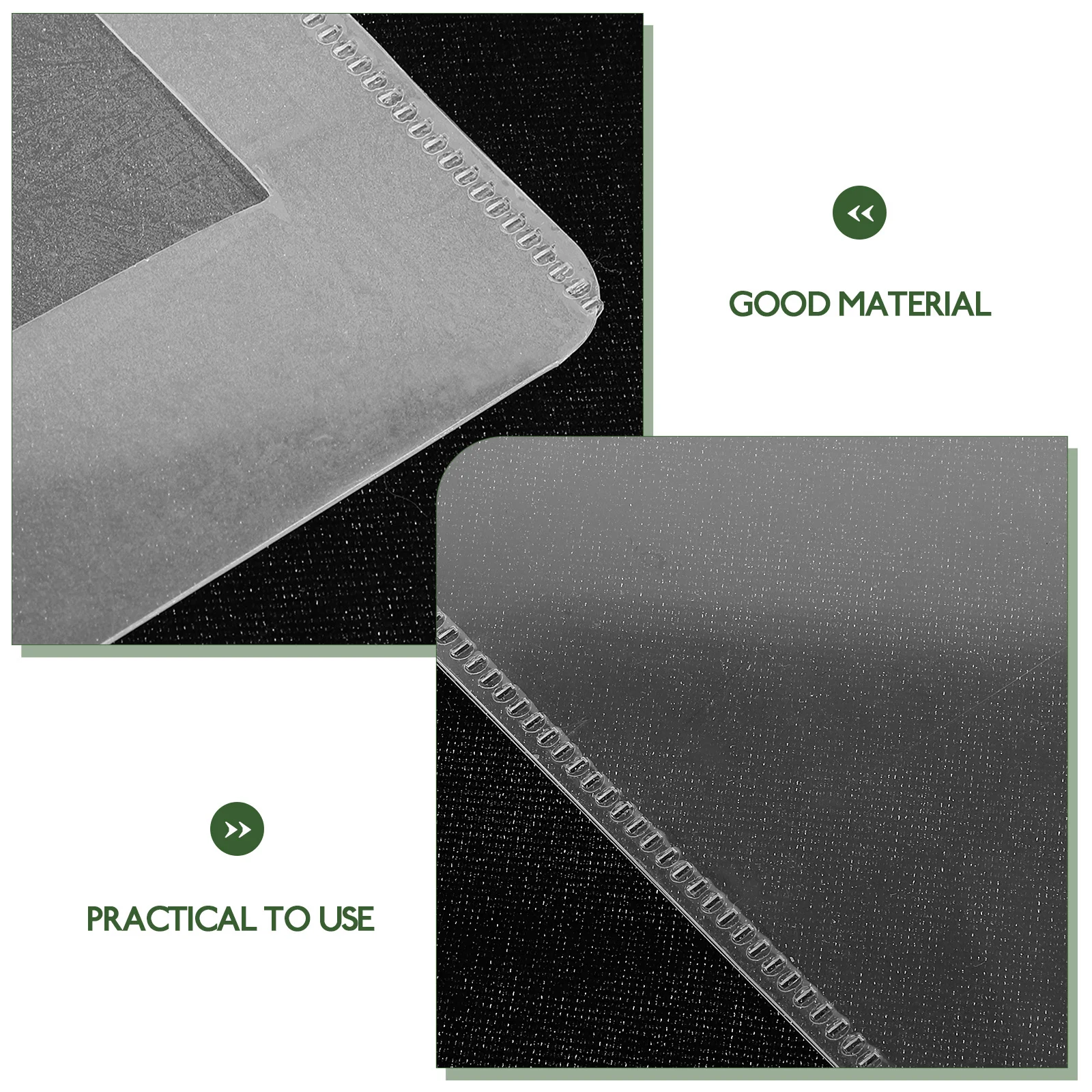 2 قطعة حقيبة ملفات مجلد المستندات المحمولة منظم الورق الشفاف مقاوم للماء ملحقات الدراسة لملفات العمل المدرسية القرطاسية #5