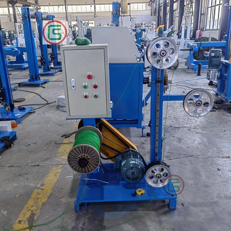 Adjustable Speed Cable and Wire Take up and Pay off Machine 100-300mm Spool Cable Drum Pay off Active Unwinding Machine