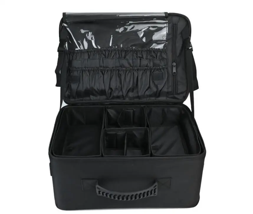 Professional Travel Makeup Bag Large Capacity Women Organizer Case travel Makeup Suitcase bag Women Cosmetic Suitcase Makeup Bag