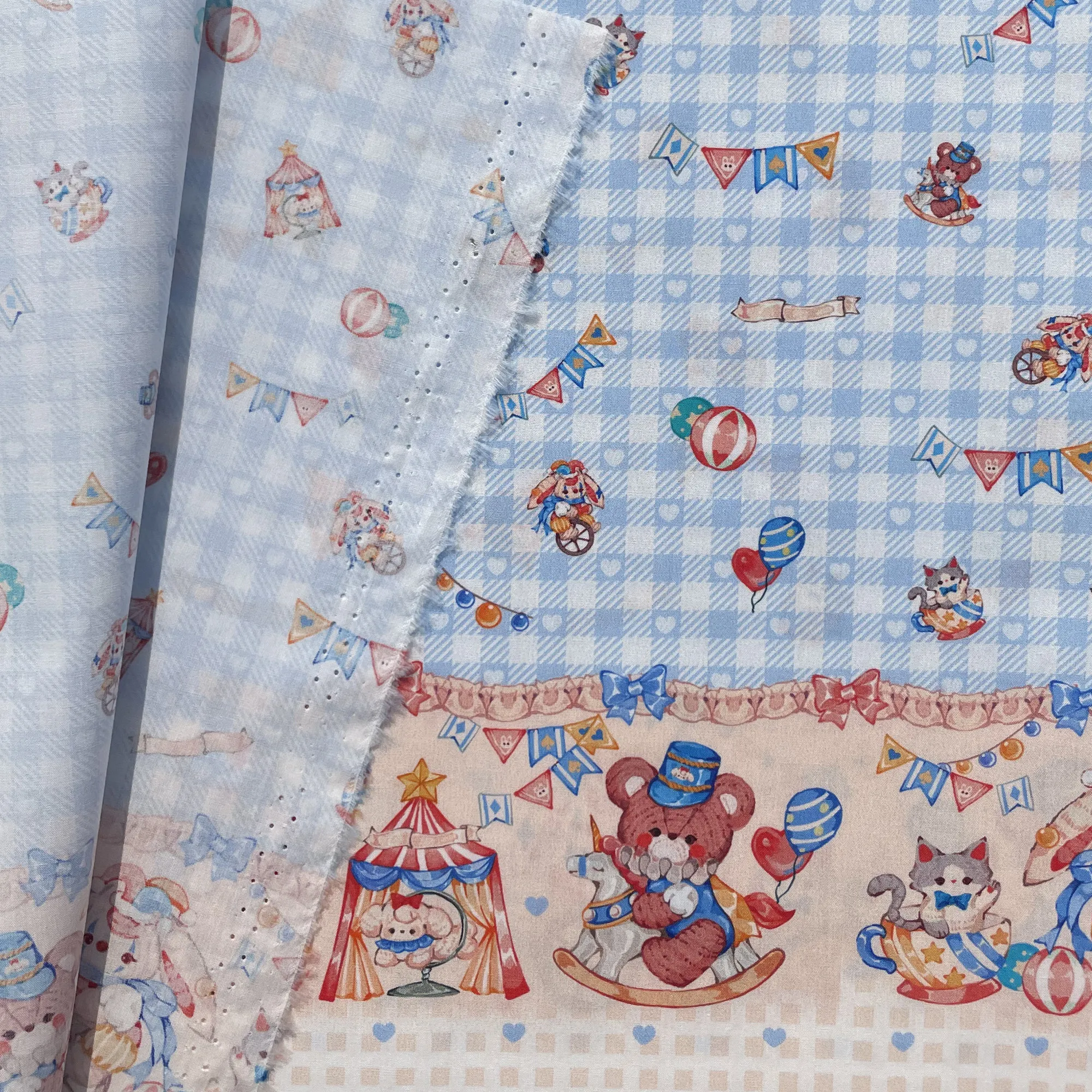 Acrobatic Doll BJD Fabric - All-Over Print – Suitable for OB11, Cotton Dolls, and BJD Doll Clothes view 3