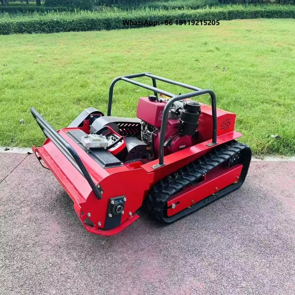 Remote Control Lawn Mower Robot Engine  Agricultural Garden Mower