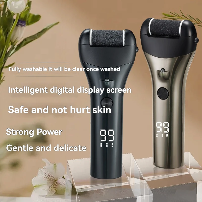 مبرد قدم كهربائي بكفاءة عالية، مزيل مسامير القدم المنزلية، أداة باديكير دوارة أوتوماتيكية، قدم متعددة الوظائف