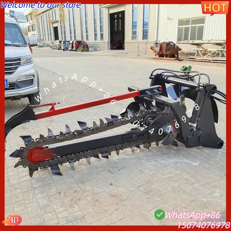 2026 Ready in Stock Agricultural Single Chain Trencher Large Working Scope Strong Stability Single Chain Depth Adjustable