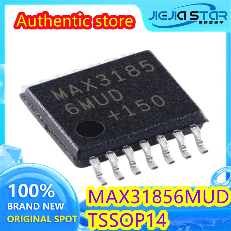 (1/20 pieces) MAX31856MUD MAX31856 TSSOP-14 High-precision thermocouple to digital output converter Brand new and fast shipping