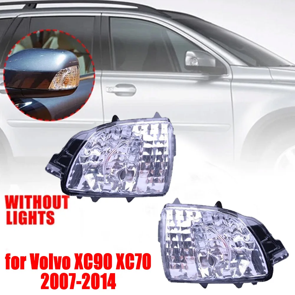 

Car Rearview Side Mirror Turn Signal Light Without Bulb Indicator Left Right 31111813 31111814 for Volvo XC90 XC70 2007-2014