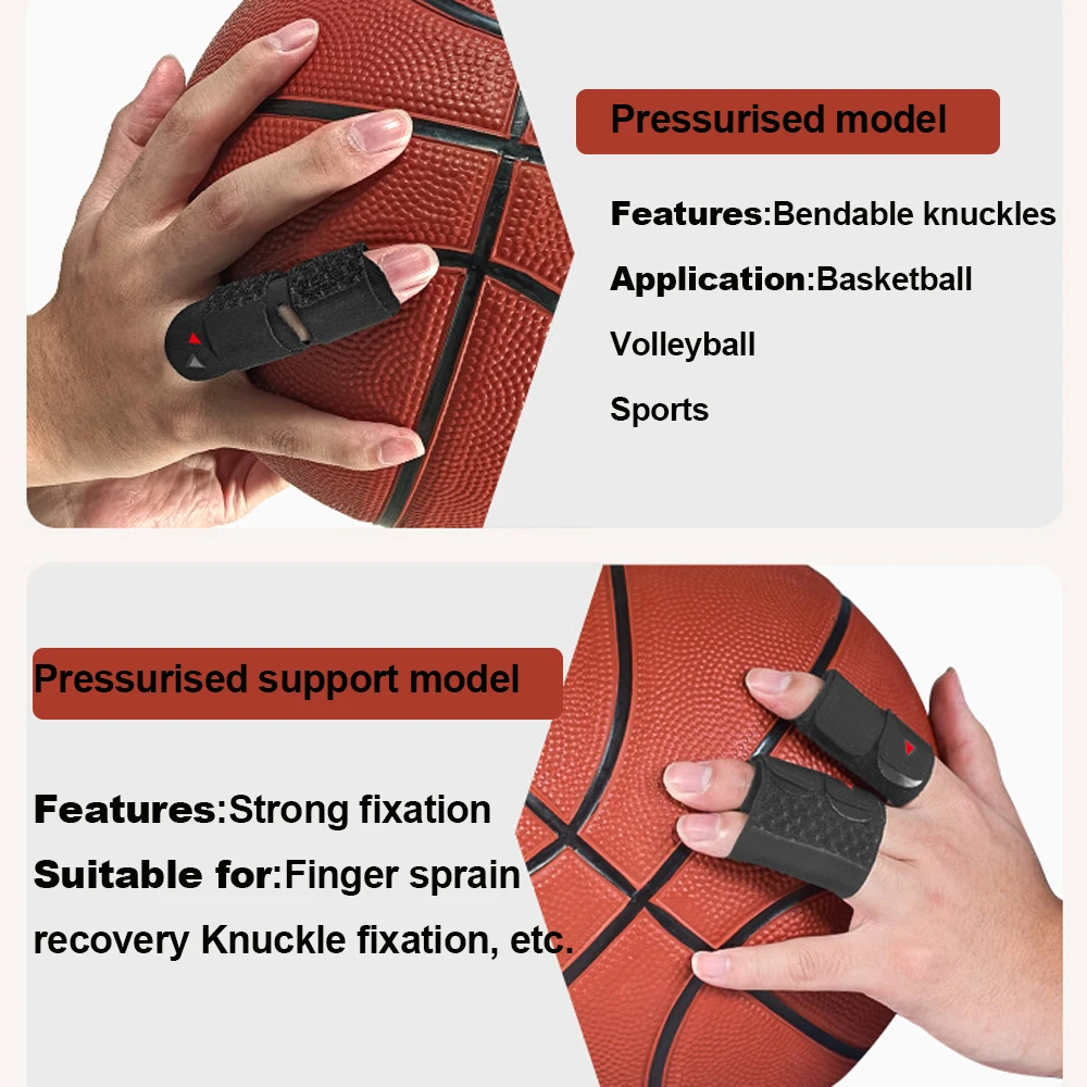 

Professional Sports Protection Finger Guard With Double Spring Support Open Wear Design Basketball Volleyball Finger Bandage
