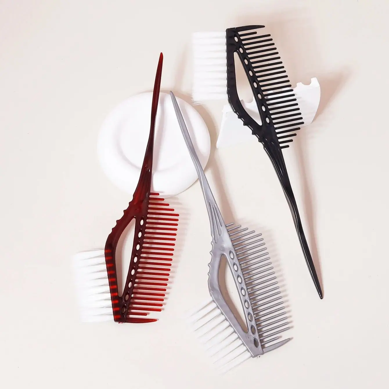 

Большая кисть для краски для волос, кисть для краски, кисть для смешанного цвета волос, используется для парикмахерских и домашних использования, специально для париков из натуральных волос