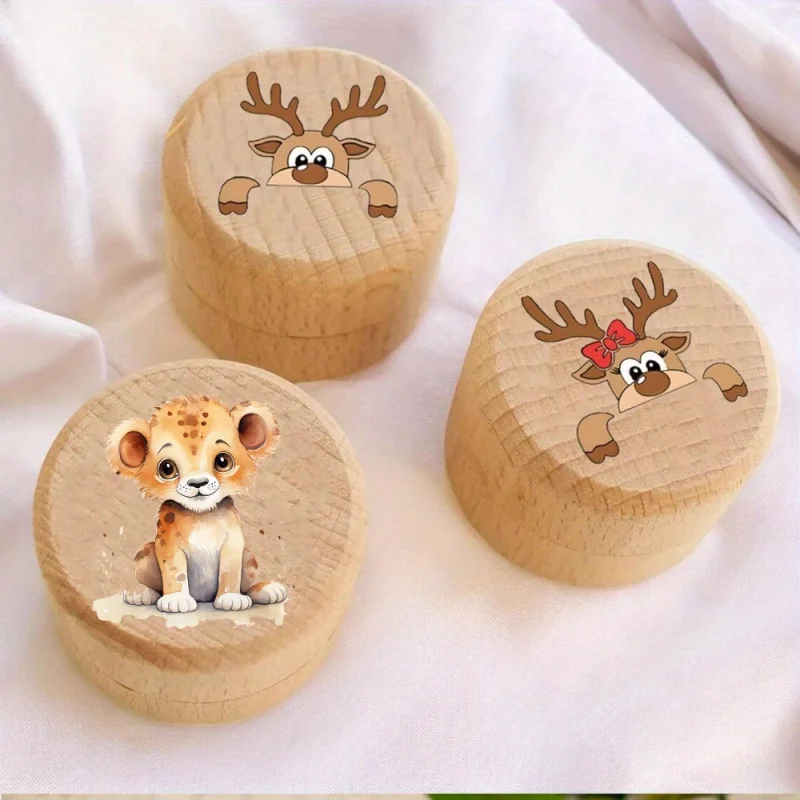 Tooth Fairy Box, Baby's First Hair Keepsake Box, Wooden Fetal Hair Collection Box Cute Hair Keepsake Box Baby Keepsake Box