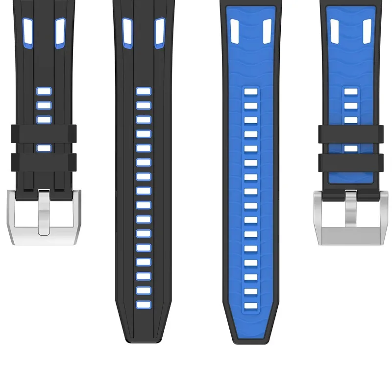 Силиконовый ремешок для часов Huawei Watch Fit 4/3, двухцветный сменный браслет-браслет для часов Huawei Fit 4 Pro, аксессуары Correa