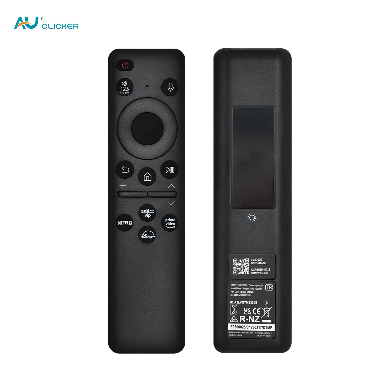 BN59-01432E Replacement Solar Remote Control For Samsung Smart TV Compatible With Neo QLED 8K 4K Series