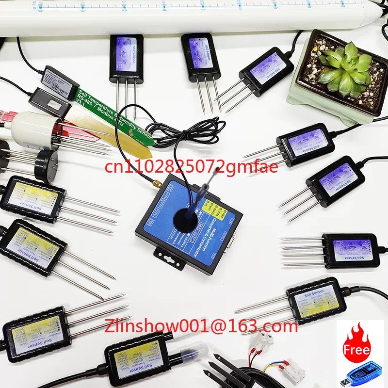 CE 7 in 1 LORA LORAWAN RS485 MODBUS SOIL NPK EC CONDUCTIVITY TEMPERATURE MOISTURE PH SENSOR