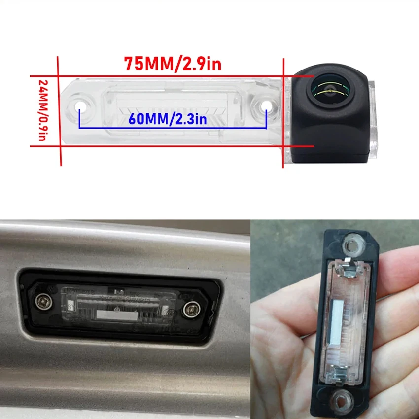 Vehicle Parking Camera For Skoda Superb B5 3U MK1 2001~2008 Superb 2 4D sedan Combi 2008~2012 HD 1080P FishEye Rear View Camera