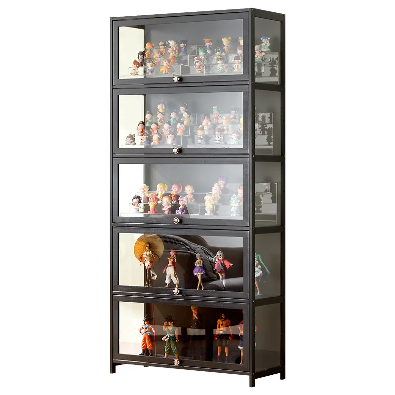 

Figure storage box Living room floor-to-ceiling Lego blind box display cabinet Home storage locker Toy model display stand