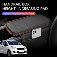Car Arm Rest Cushion Center Console Protection Cover Auto Armrest Box Pad Storage Pocket For Suzuki Alto k10 Alto 800