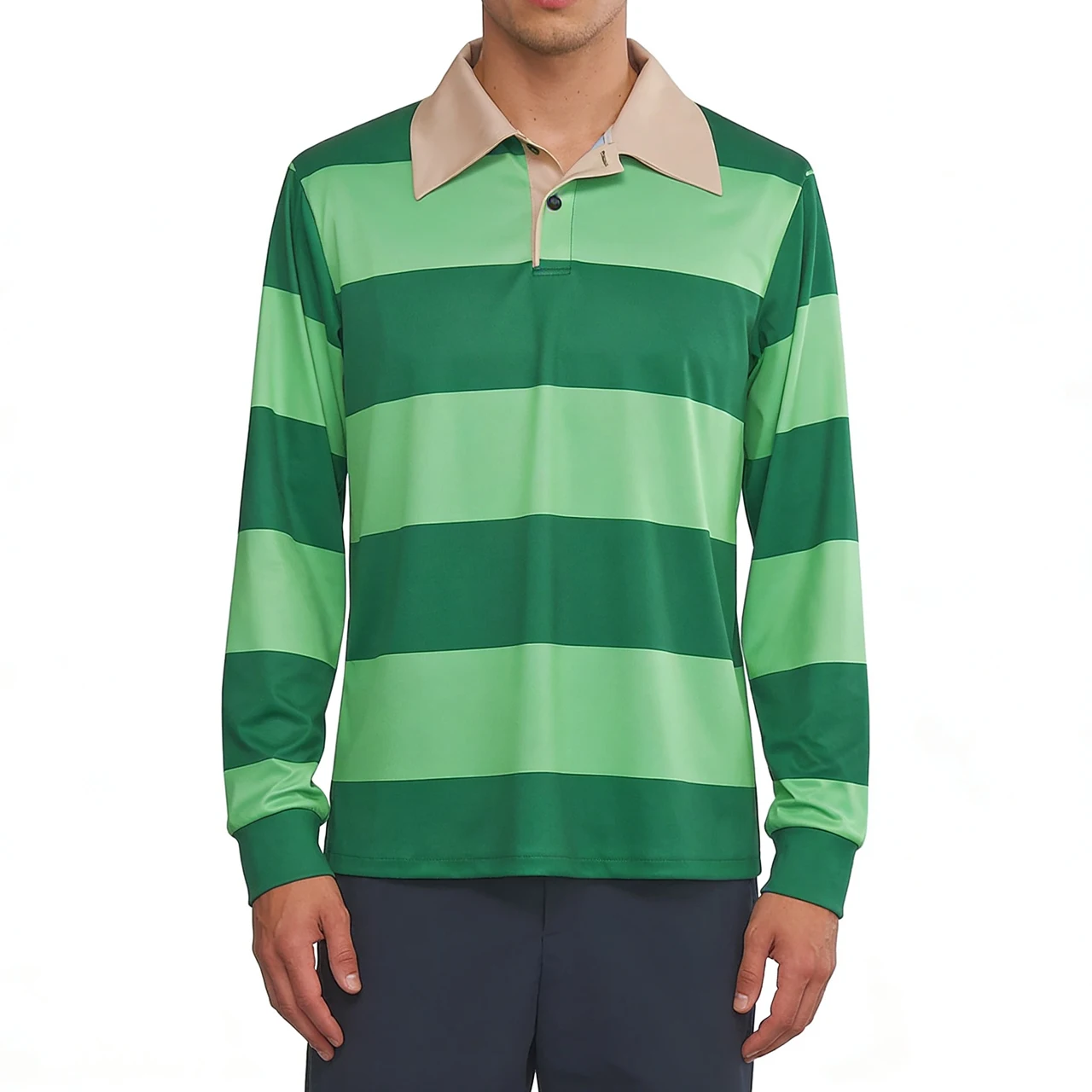 Costume de Cosplay Blue's Clues, Polo à rayures vertes, T-shirt à empreinte bleue pour enfants et adultes