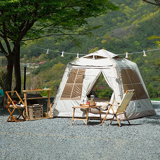 Coody 5.8 Air Tent-Beige Wholesale Foldable Waterproof Camping Inflatable Air Tent