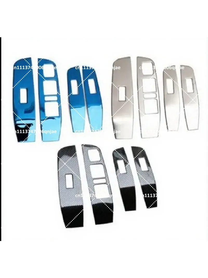 Car Window Lifter Switch Control Button Cover Trim, Door Panel Decorative Sticker Interior Modification Accessory