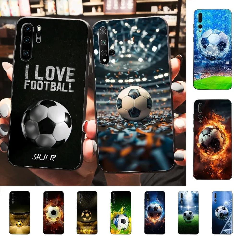 Football Passion Soccer Ball Phone Case For Huawei P 8 9 10 20 30 40 50 Pro Lite Psmart Honor 10 Lite 70 Mate 20lite